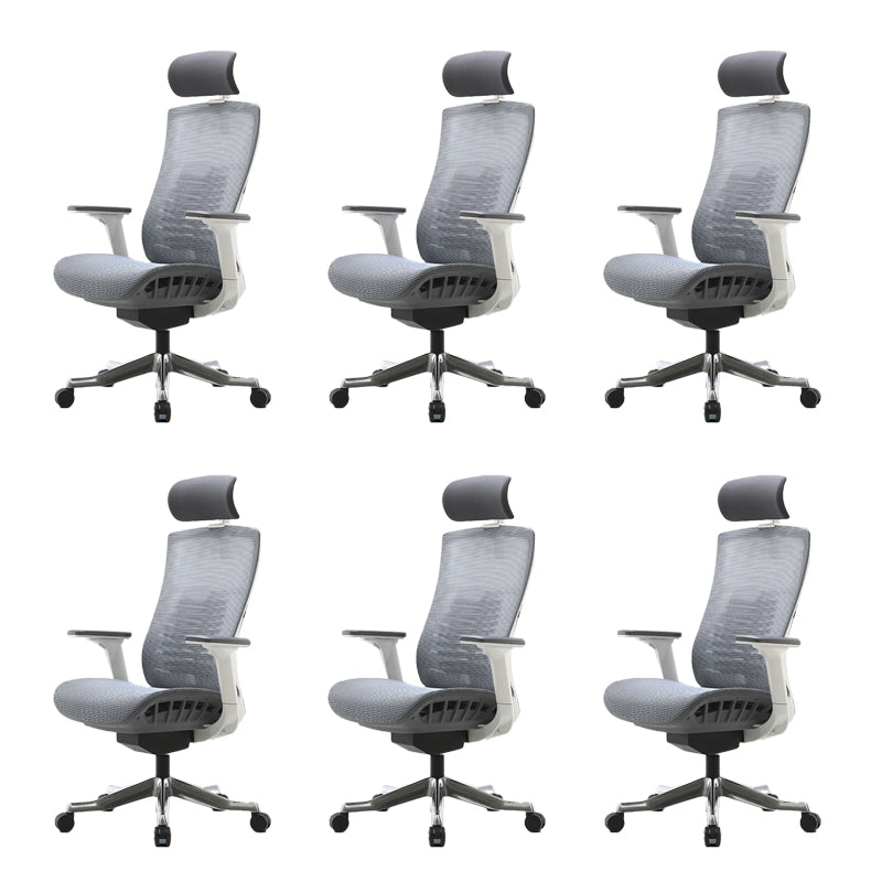 Contemporary Adjustable Arms Desk Chair Mesh Task Chair for Office