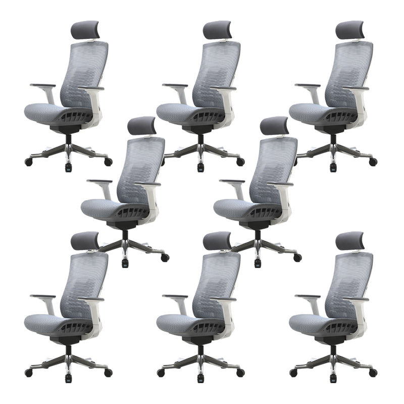 Contemporary Adjustable Arms Desk Chair Mesh Task Chair for Office