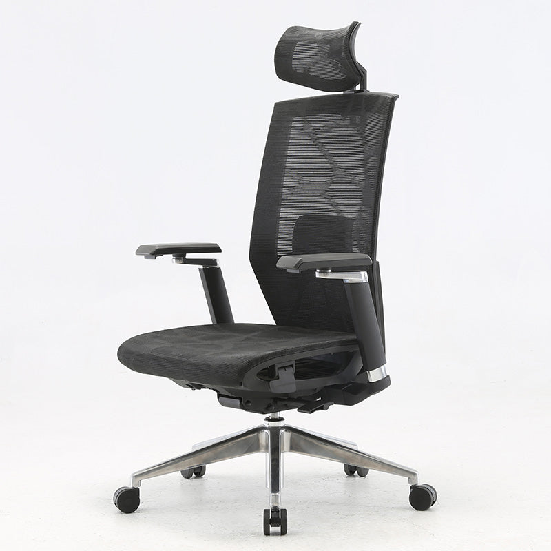 Contemporary Adjustable Arms Desk Chair Mesh Task Chair for Office