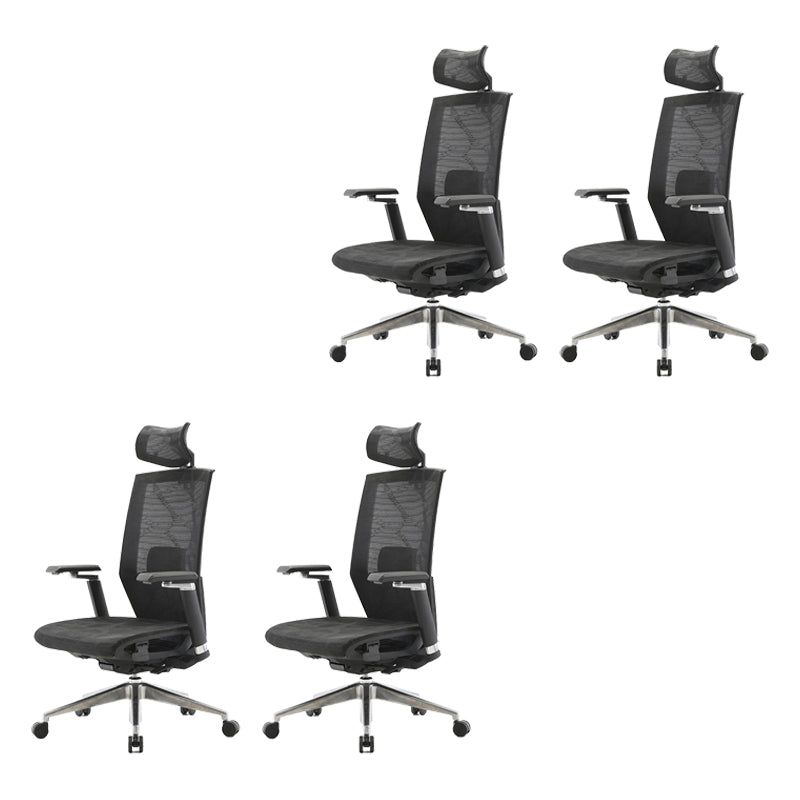 Contemporary Adjustable Arms Desk Chair Mesh Task Chair for Office