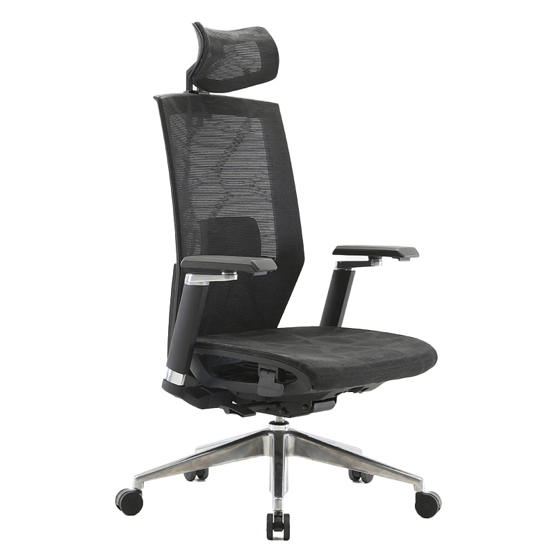 Contemporary Adjustable Arms Desk Chair Mesh Task Chair for Office