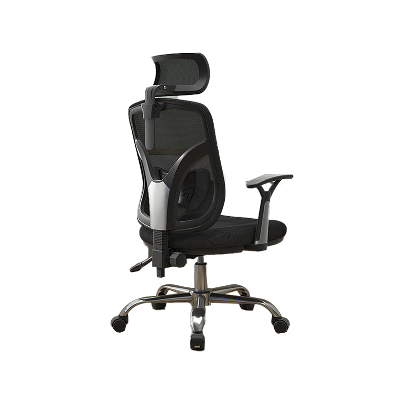 Modern Fixed Arms Desk Chair Ergonomic Task Chair for Office