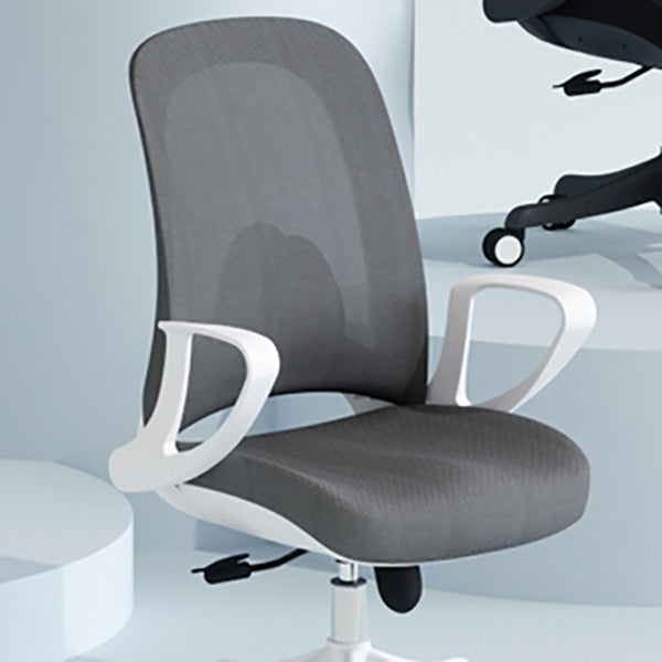 Modern Desk Chair Adjustable Seat Height Removable Arms Office Chair with Wheels