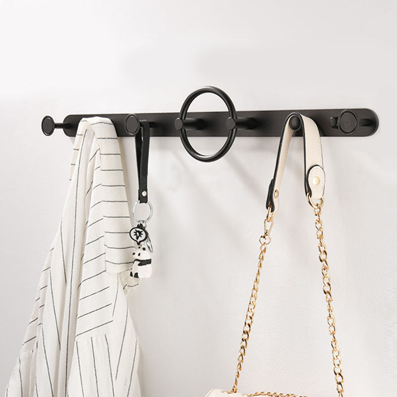 Modern Metal Coat Rack Wall-Mounted Coat Hanger with Hooks for Entry Hall