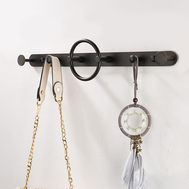 Modern Metal Coat Rack Wall-Mounted Coat Hanger with Hooks for Entry Hall