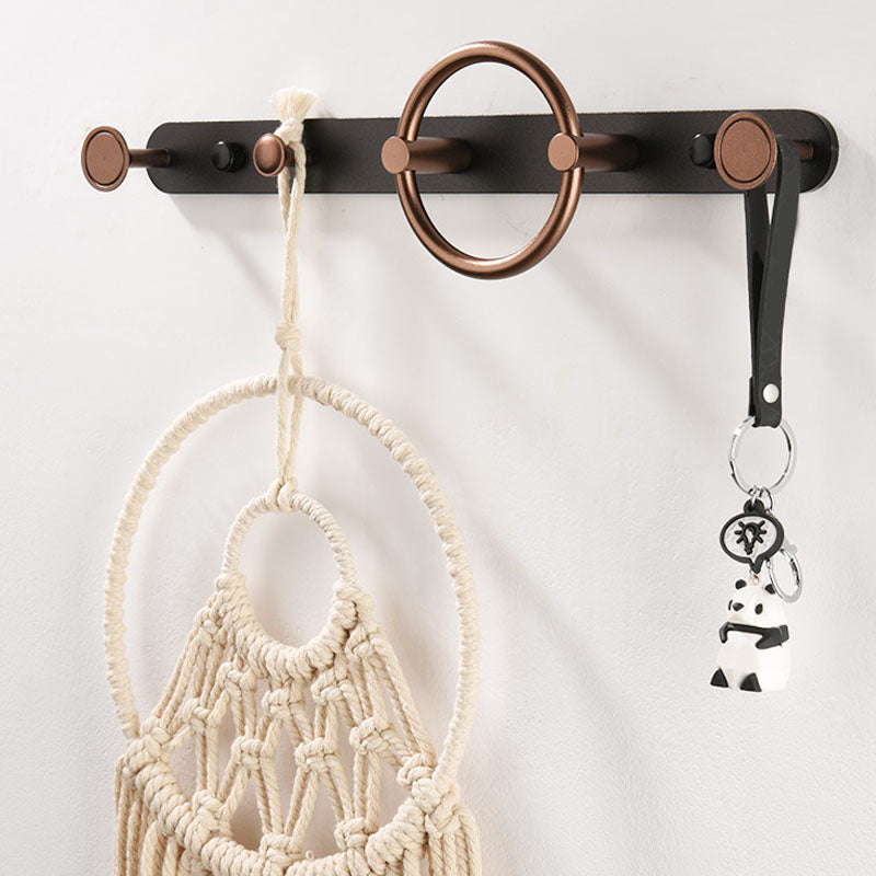 Modern Metal Coat Rack Wall-Mounted Coat Hanger with Hooks for Entry Hall