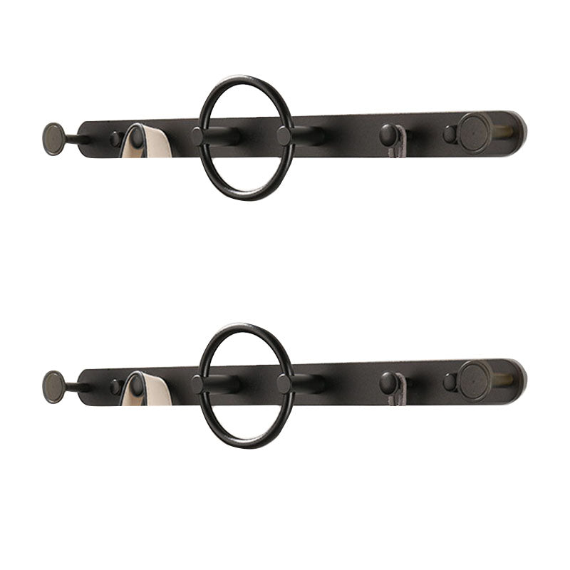 Modern Metal Coat Rack Wall-Mounted Coat Hanger with Hooks for Entry Hall