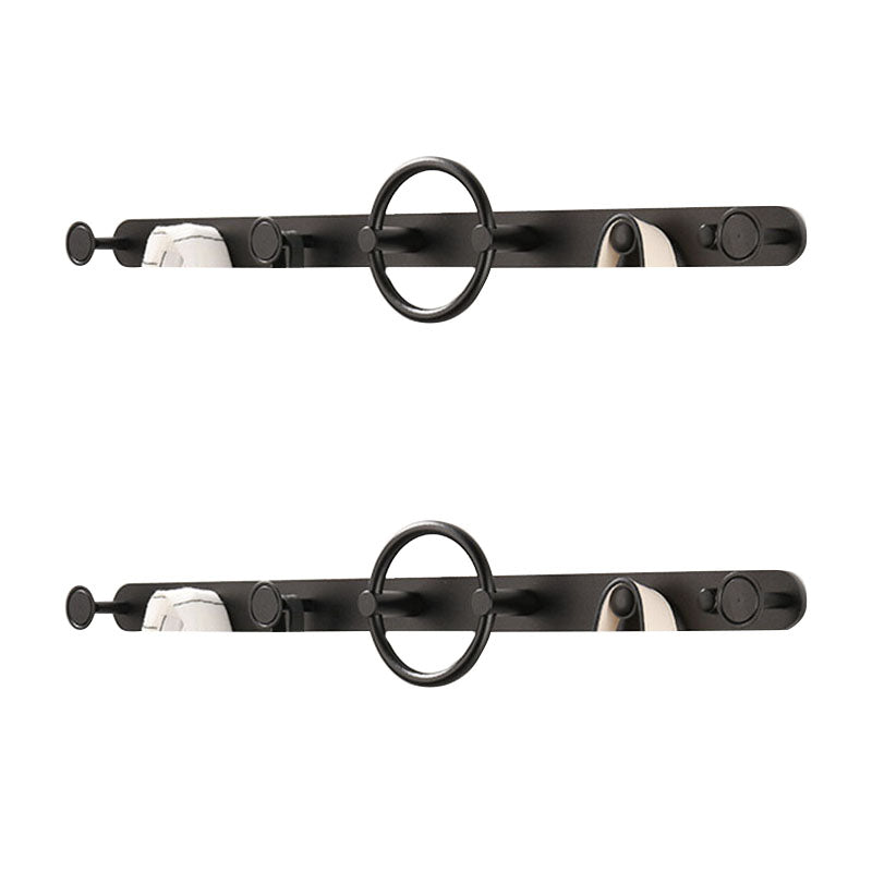 Modern Metal Coat Rack Wall-Mounted Coat Hanger with Hooks for Entry Hall