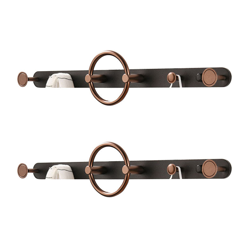 Modern Metal Coat Rack Wall-Mounted Coat Hanger with Hooks for Entry Hall