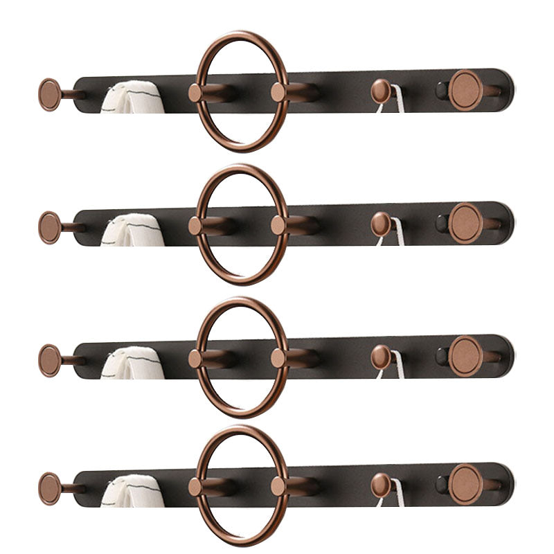 Modern Metal Coat Rack Wall-Mounted Coat Hanger with Hooks for Entry Hall