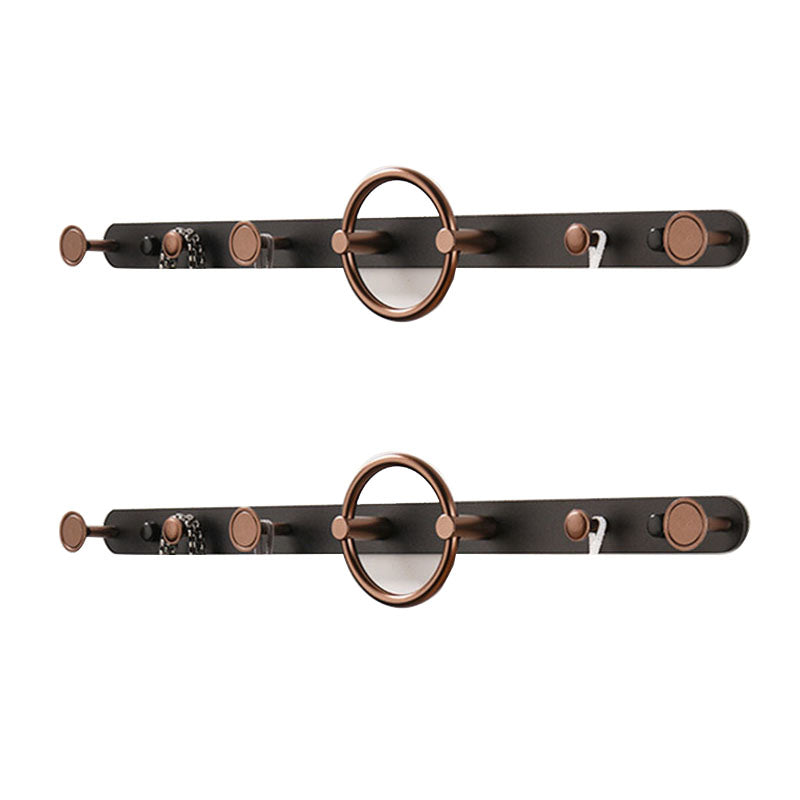 Modern Metal Coat Rack Wall-Mounted Coat Hanger with Hooks for Entry Hall