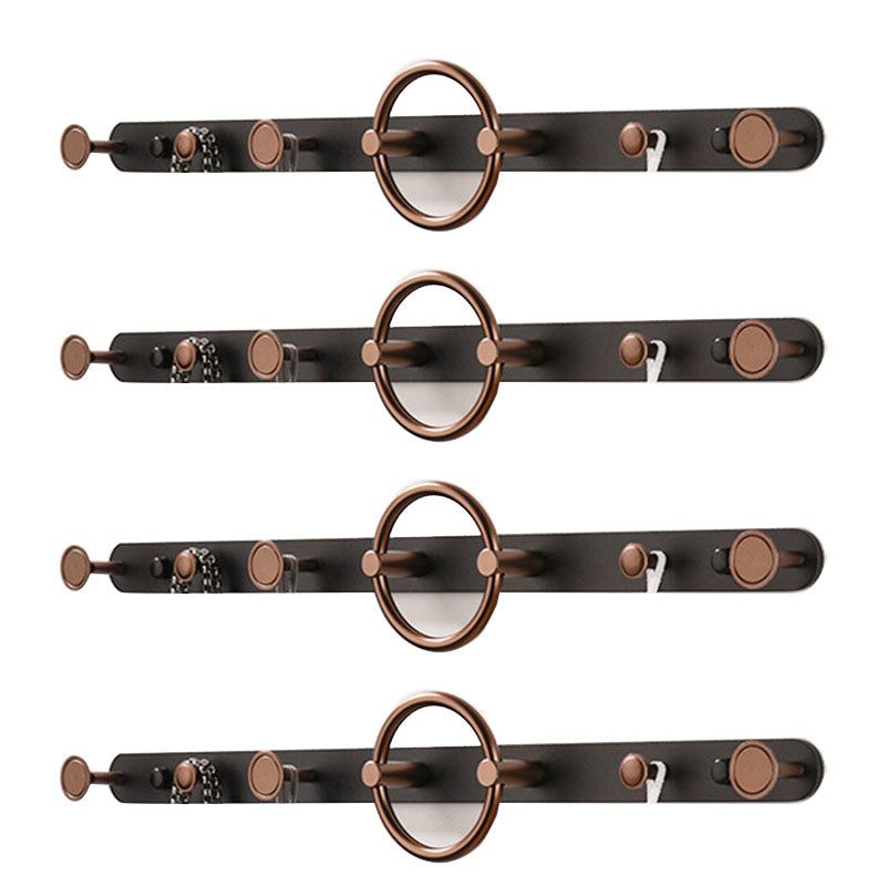 Modern Metal Coat Rack Wall-Mounted Coat Hanger with Hooks for Entry Hall