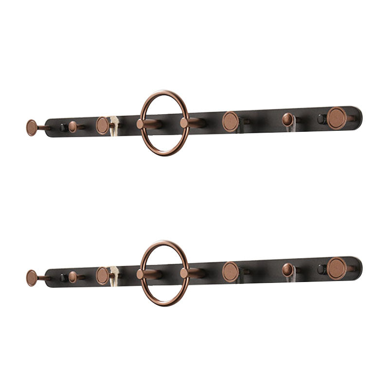 Modern Metal Coat Rack Wall-Mounted Coat Hanger with Hooks for Entry Hall