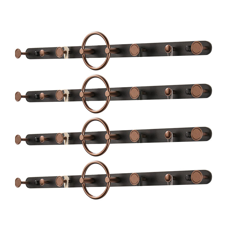 Modern Metal Coat Rack Wall-Mounted Coat Hanger with Hooks for Entry Hall