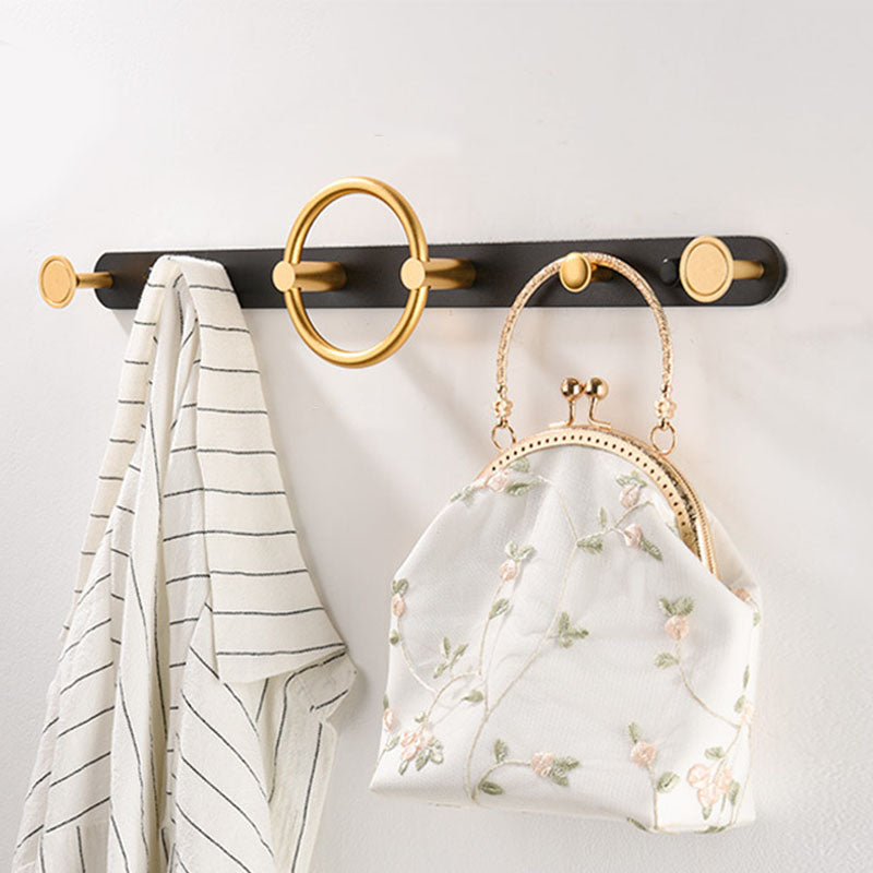 Modern Metal Coat Rack Wall-Mounted Coat Hanger with Hooks for Entry Hall