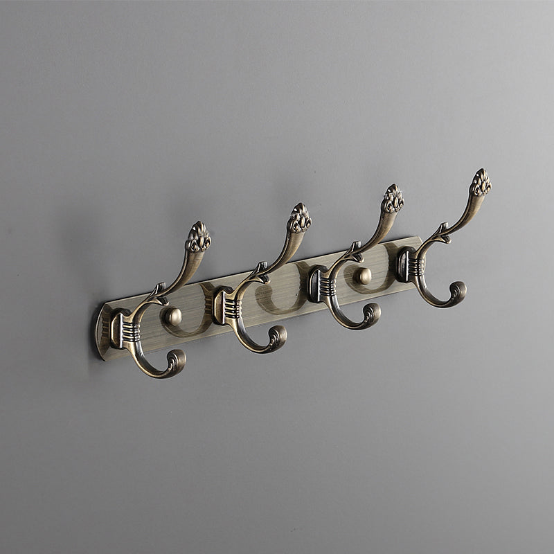 Modern Coat Hanger Metal Framed Wall-Mounted Coat Rack with Hooks