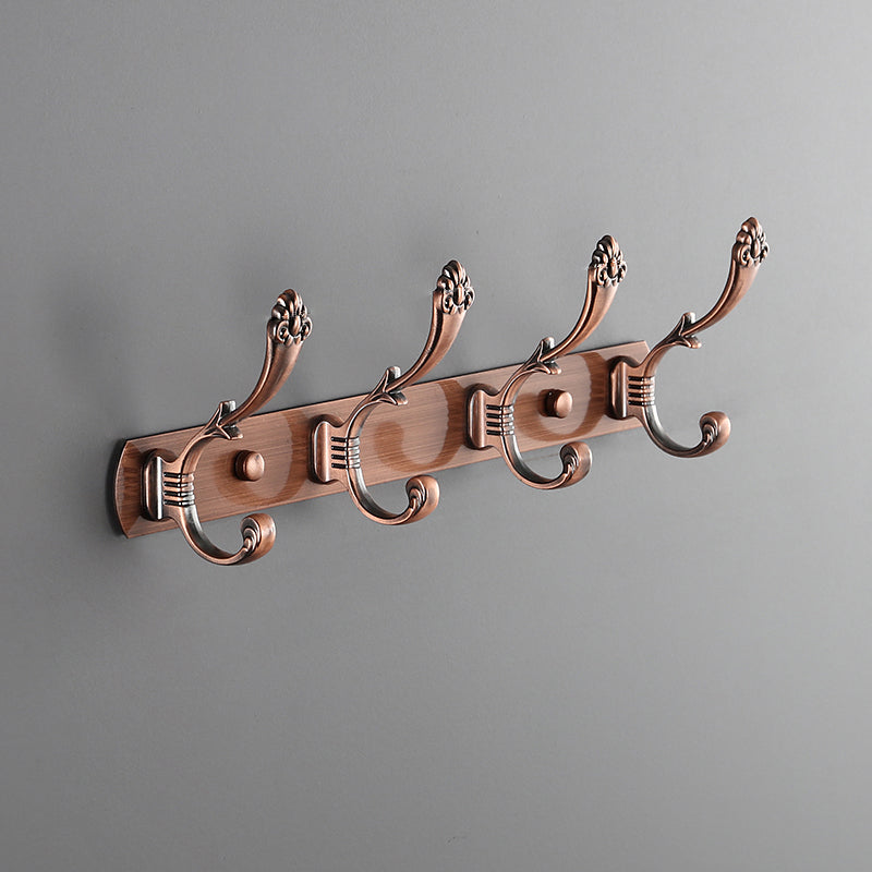 Modern Coat Hanger Metal Framed Wall-Mounted Coat Rack with Hooks