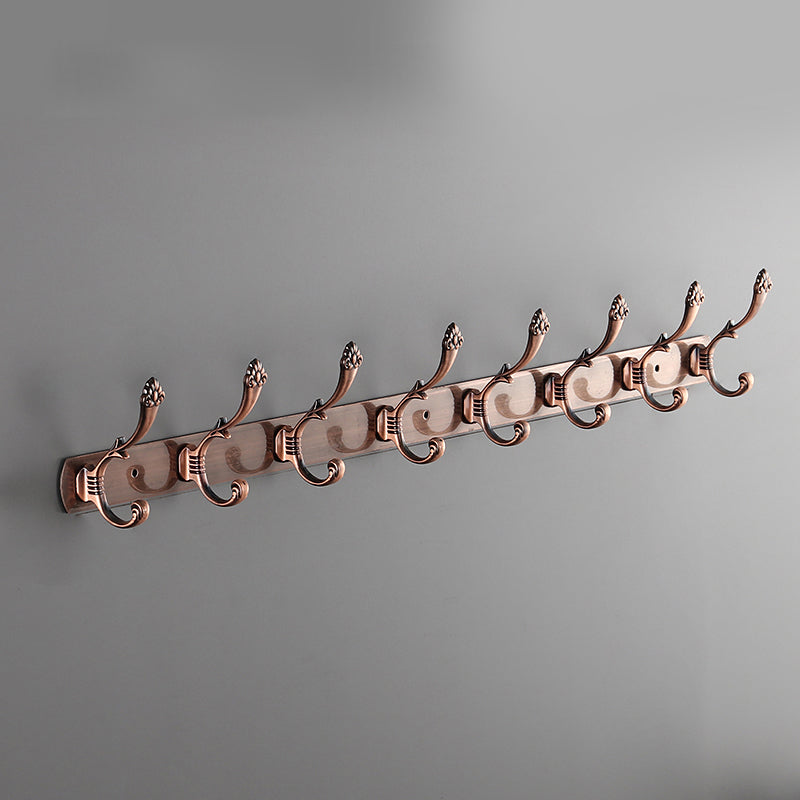 Modern Coat Hanger Metal Framed Wall-Mounted Coat Rack with Hooks