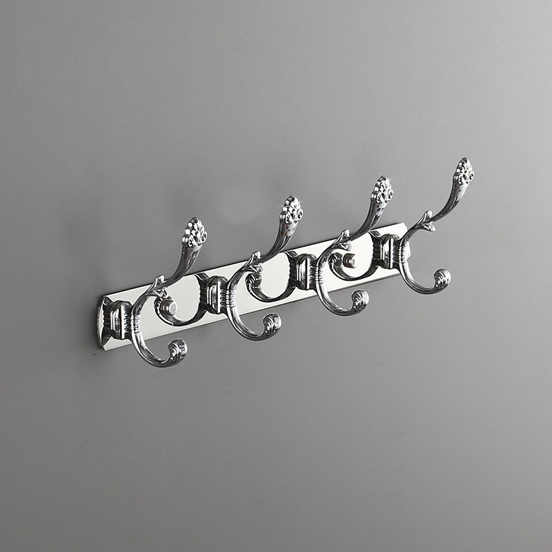 Modern Coat Hanger Metal Framed Wall-Mounted Coat Rack with Hooks