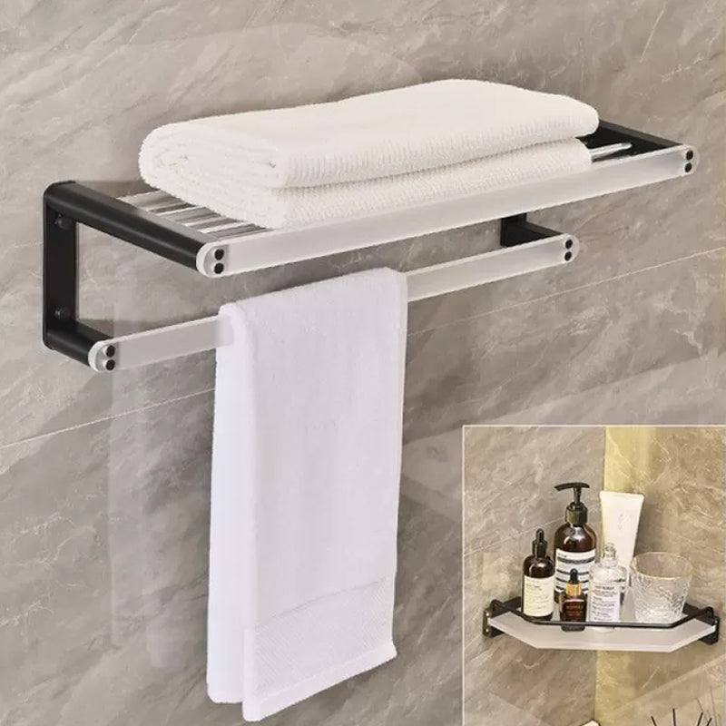 Contemporary Aluminum& Acrylic Bath Hardware Set Bathroom Accessory Kit