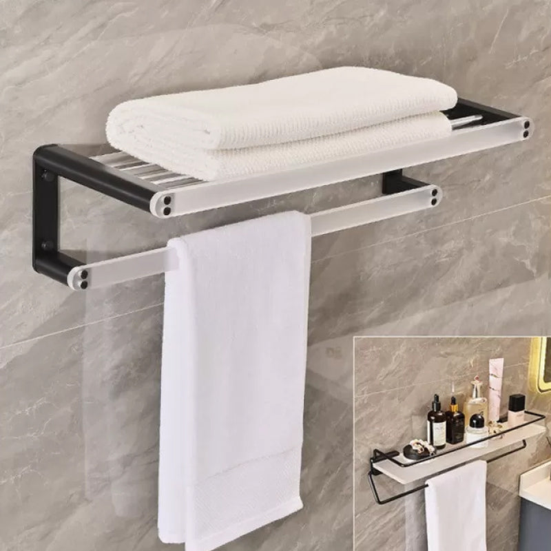 Contemporary Aluminum& Acrylic Bath Hardware Set Bathroom Accessory Kit