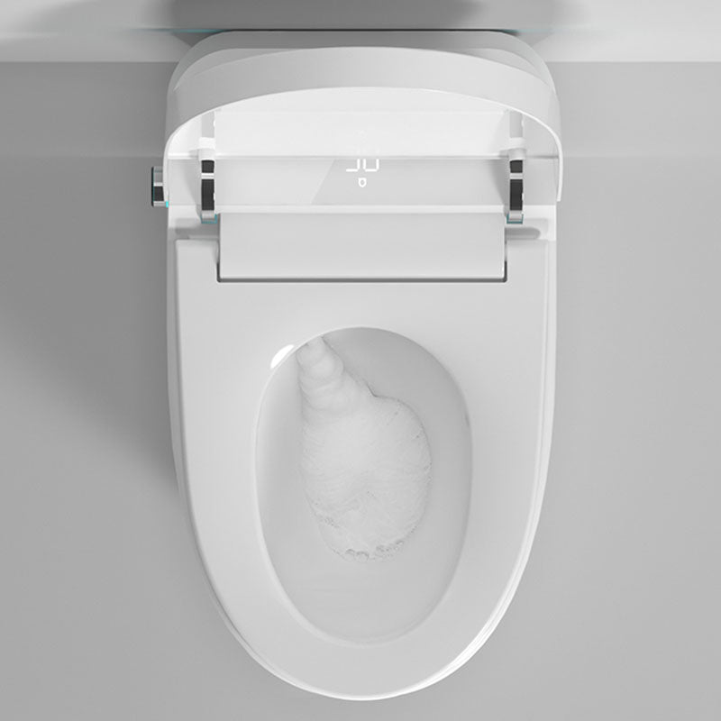 Contemporary Electronic Toilet Seat Elongated Floor Standing Bidet