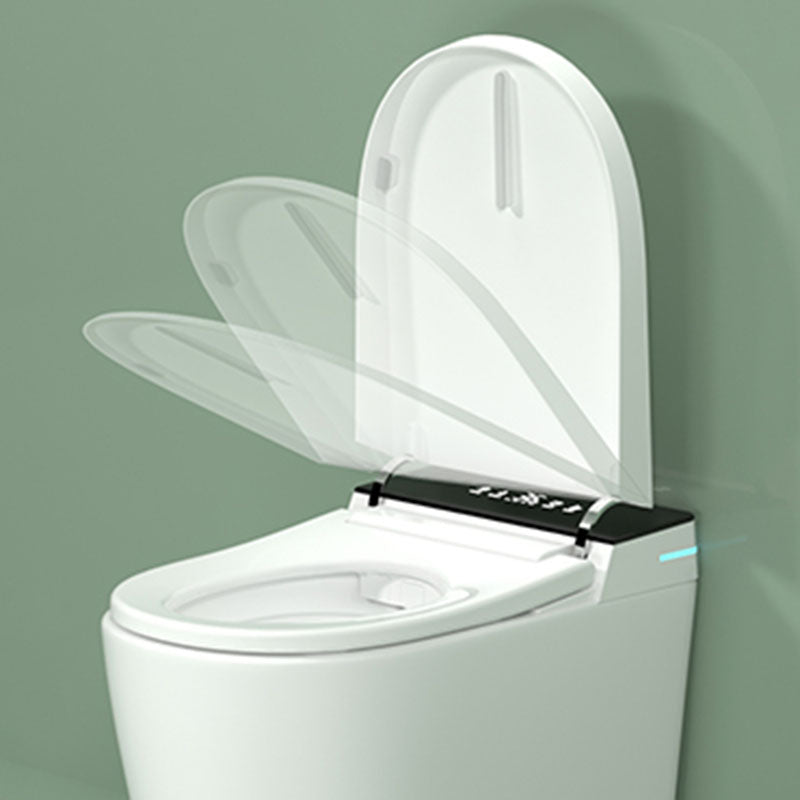 Modern 17.5" H Electronic Toilet Elongated Floor Standing Bidet