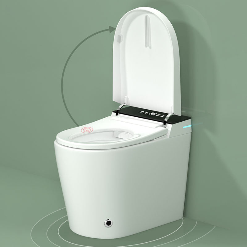 Modern 17.5" H Electronic Toilet Elongated Floor Standing Bidet