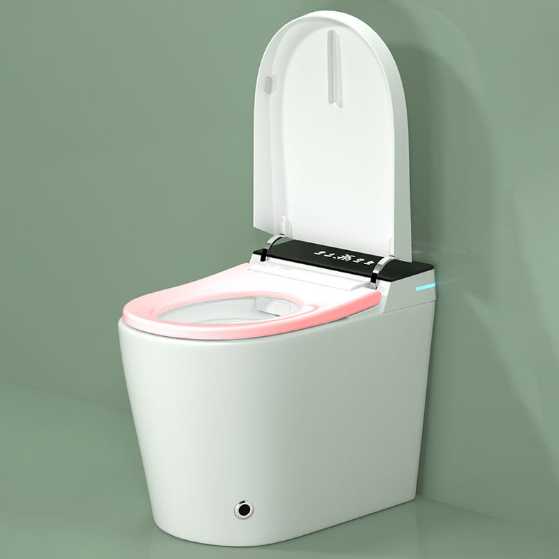 Modern 17.5" H Electronic Toilet Elongated Floor Standing Bidet