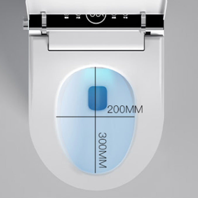 Contemporary Electronic Elongated Toilet Floor Standing Bidet