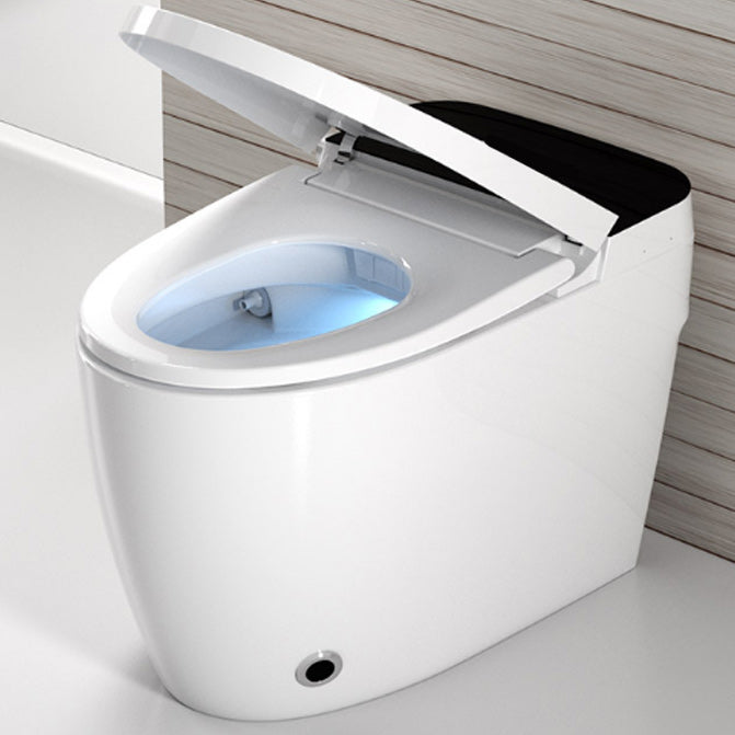 Ceramic Floor Standing Bidet Elongated Heated Seat Bidet in White