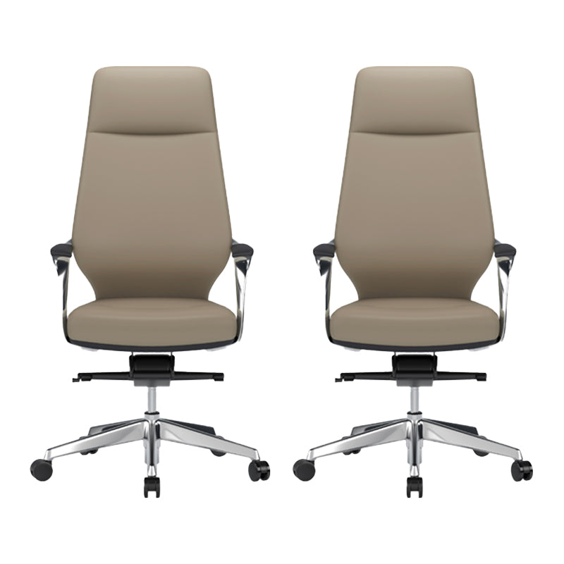 Modern Swivel Executive Chair Padded Arms Managers Chair for Office