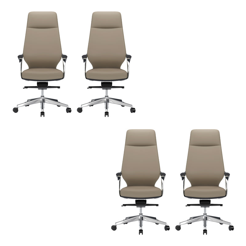 Modern Swivel Executive Chair Padded Arms Managers Chair for Office