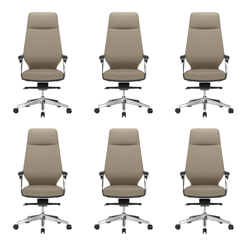 Modern Swivel Executive Chair Padded Arms Managers Chair for Office