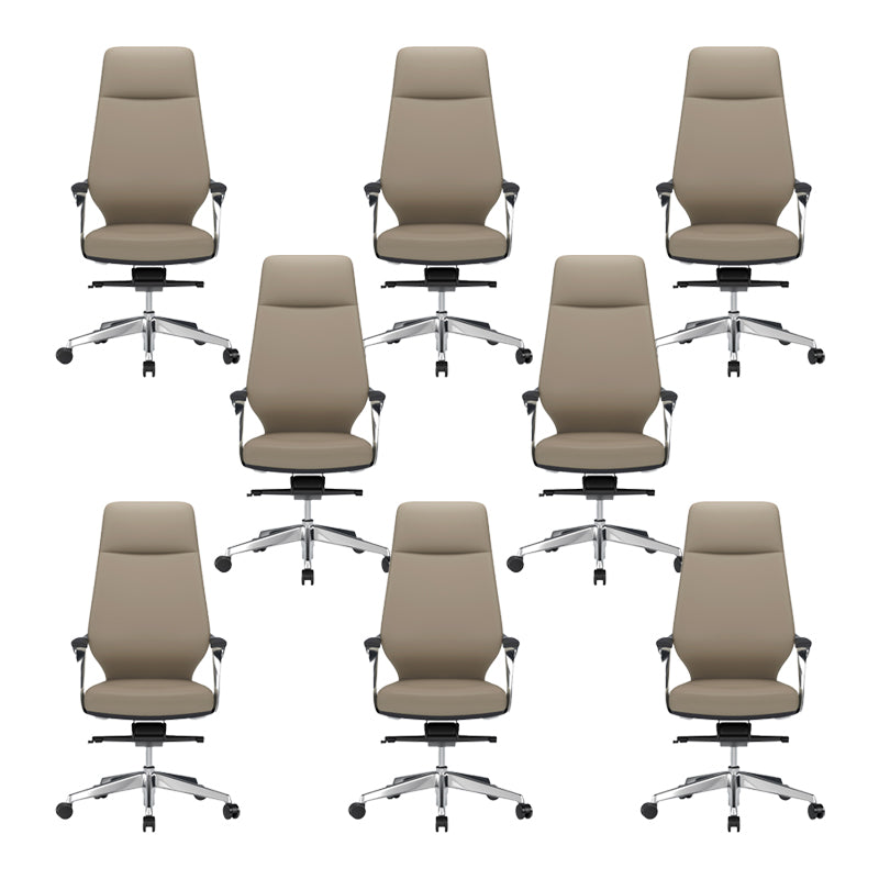 Modern Swivel Executive Chair Padded Arms Managers Chair for Office