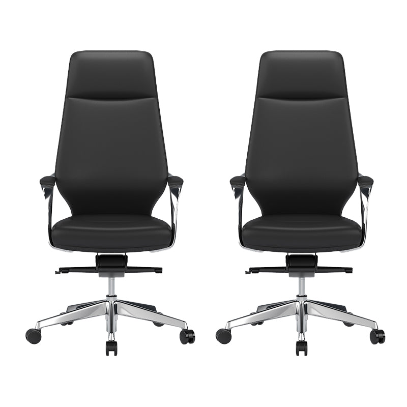 Modern Swivel Executive Chair Padded Arms Managers Chair for Office