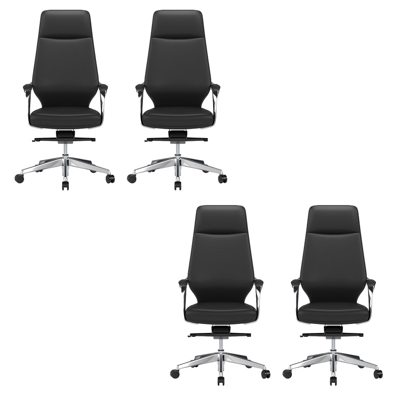 Modern Swivel Executive Chair Padded Arms Managers Chair for Office