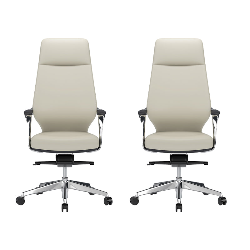 Modern Swivel Executive Chair Padded Arms Managers Chair for Office