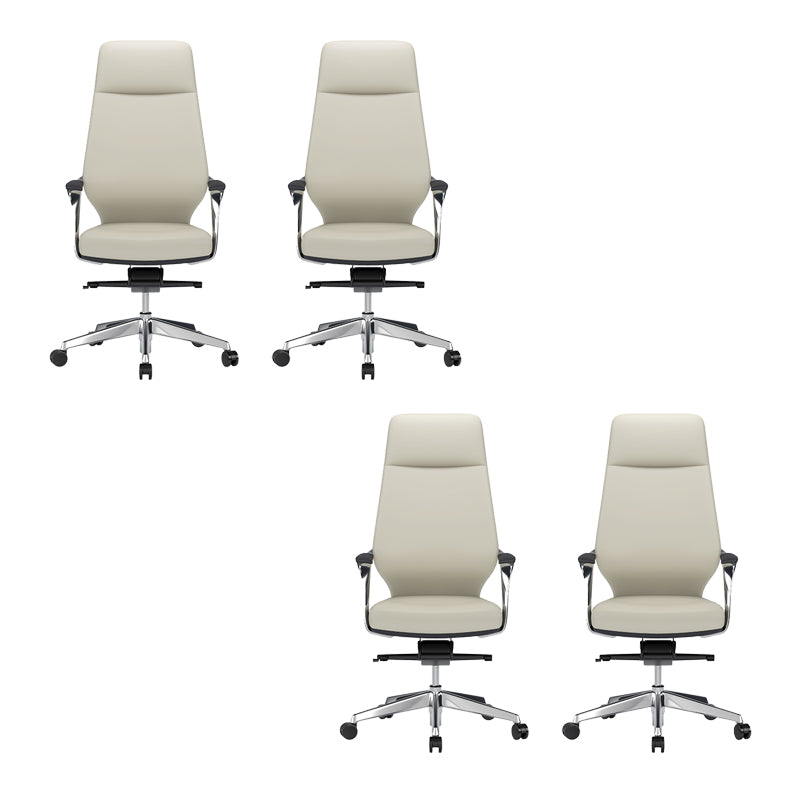 Modern Swivel Executive Chair Padded Arms Managers Chair for Office