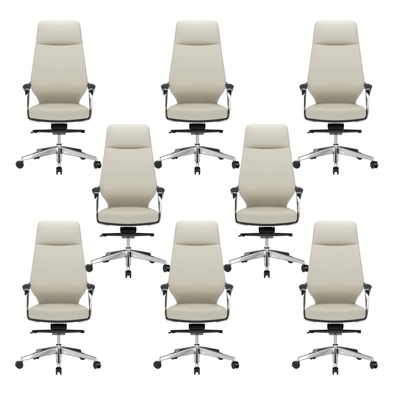 Modern Swivel Executive Chair Padded Arms Managers Chair for Office