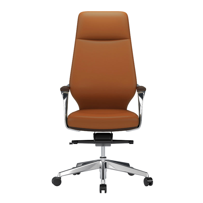 Modern Swivel Executive Chair Padded Arms Managers Chair for Office