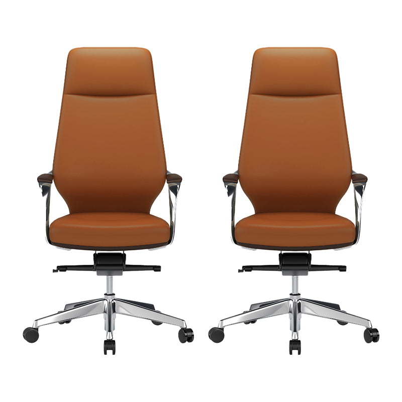 Modern Swivel Executive Chair Padded Arms Managers Chair for Office