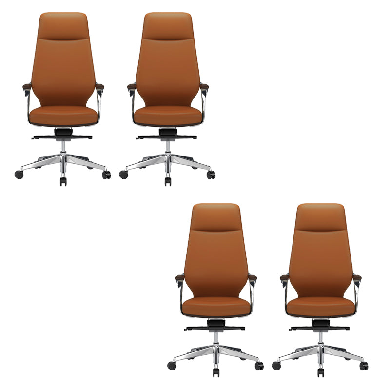 Modern Swivel Executive Chair Padded Arms Managers Chair for Office