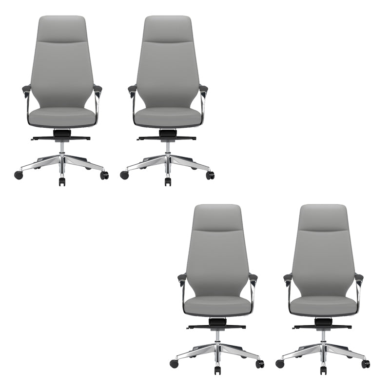 Modern Swivel Executive Chair Padded Arms Managers Chair for Office