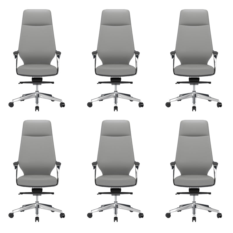 Modern Swivel Executive Chair Padded Arms Managers Chair for Office