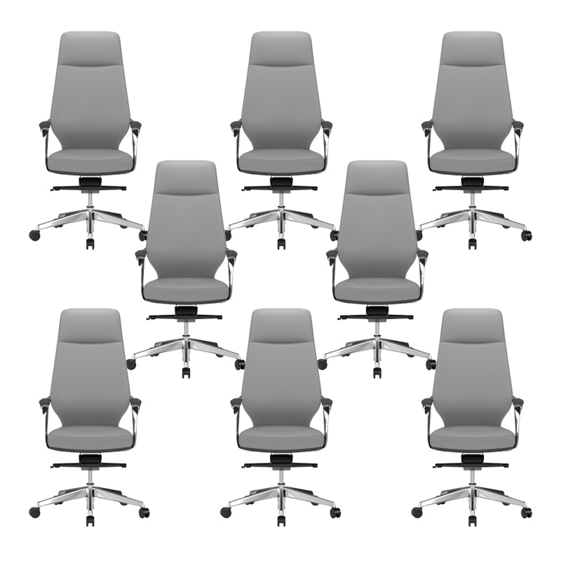 Modern Swivel Executive Chair Padded Arms Managers Chair for Office