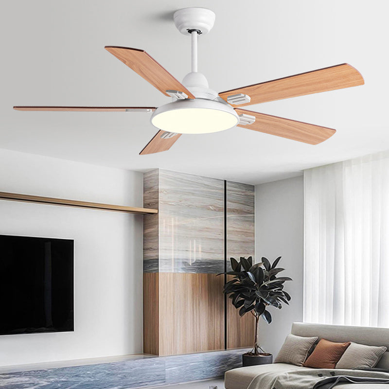 Contemporary Ceiling Fan Light Fixture Simplicity LED Ceiling Flush Mount for Bedroom