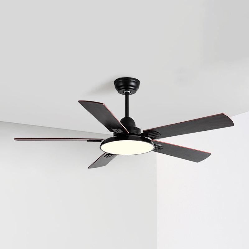 Contemporary Ceiling Fan Light Fixture Simplicity LED Ceiling Flush Mount for Bedroom