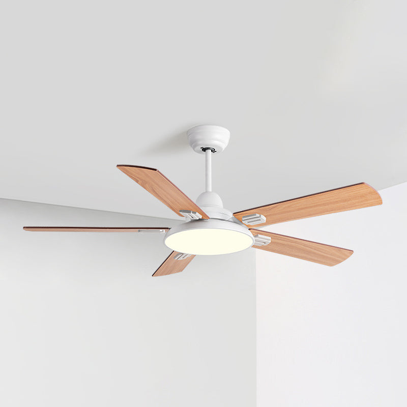 Contemporary Ceiling Fan Light Fixture Simplicity LED Ceiling Flush Mount for Bedroom