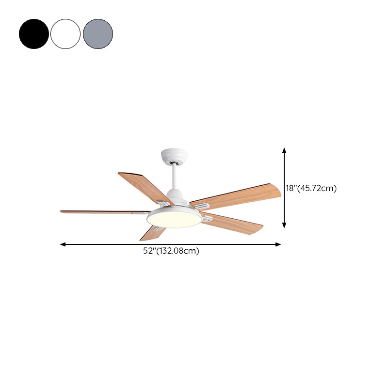 Contemporary Ceiling Fan Light Fixture Simplicity LED Ceiling Flush Mount for Bedroom